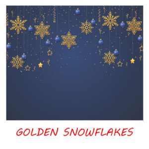 GOLDEN SNOWFLAKES